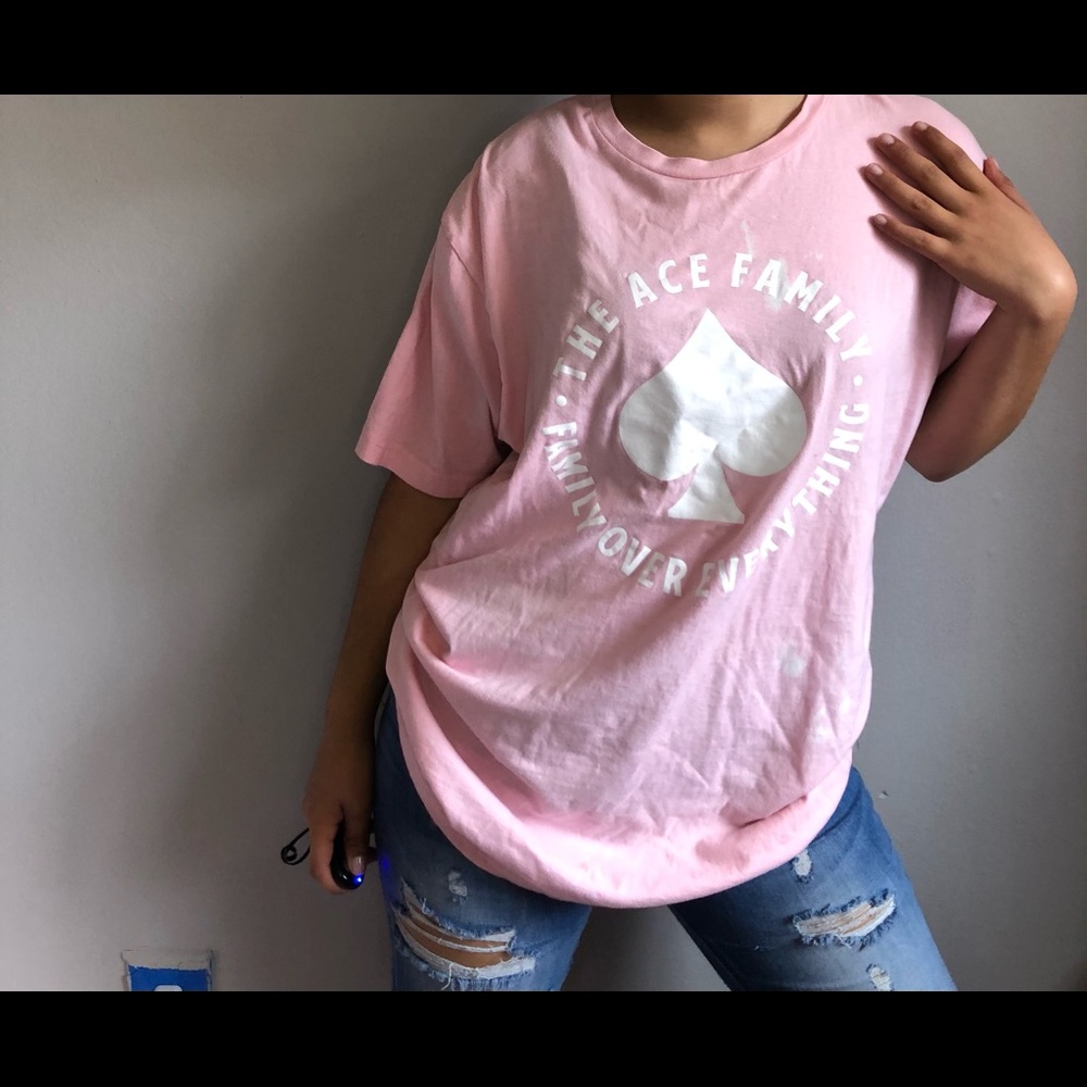 ACE FAMILY PINK SHIRT
